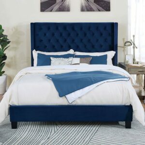Navy Ryleigh Bed CM7141NV By Furniture of America