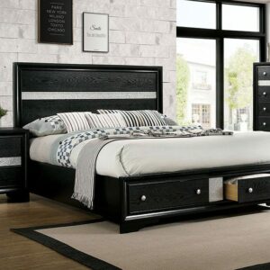 Chrissy Bed CM7552BK By Furniture of America