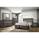 Gray Chrissy Bed CM7552GY By Furniture of America 8