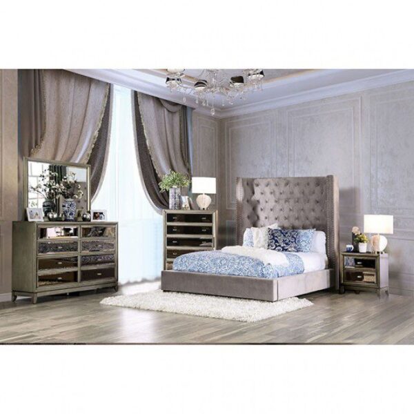Mirabelle Bed CM7679GY By Furniture of America 9