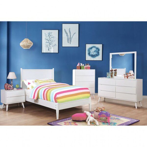Lennart Bed CM7386WH  By Furniture of America 9