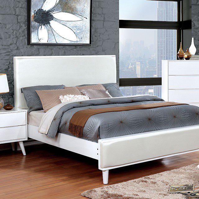 Lennart Bed CM7387WH  By Furniture of America