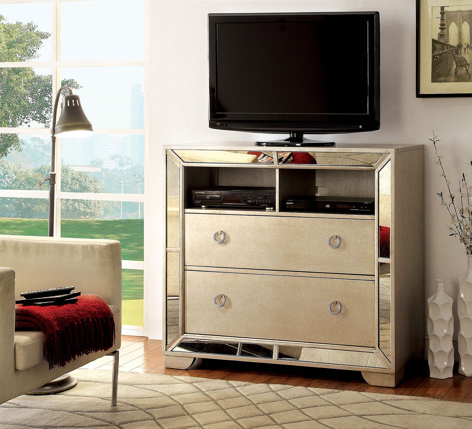 Loraine Media Chest CM7195TV By Furniture of America