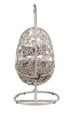Sigar Gray Hanging Chair by ACME Chair & Bench Mobilia Cleopatra 15 Sigar Gray Hanging Chair by ACME 15