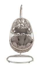 Sigar Gray Hanging Chair by ACME Chair & Bench Mobilia Cleopatra 16 Sigar Gray Hanging Chair by ACME 16