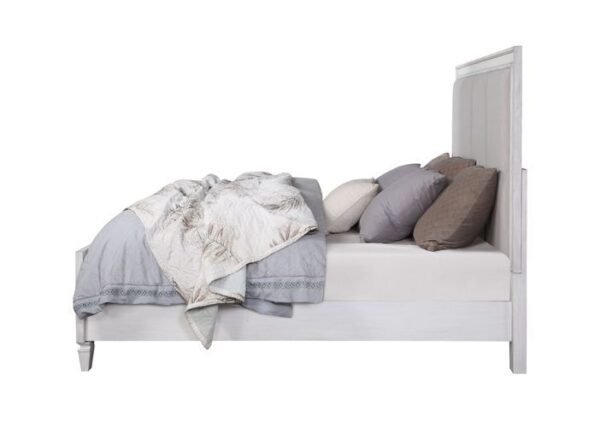 Light Gray Linen Katia Bed By ACME 10