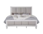 Light Gray Linen Katia Bed By ACME 14