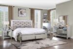 Sliverfluff Bed With Storage by ACME Luxury Beds Mobilia Cleopatra 17 Sliverfluff Bed With Storage by ACME 17