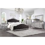 Leonora Bed by ACME Luxury Beds Mobilia Cleopatra 11 Leonora Bed by ACME 11