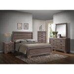 Weathered Gray Lyndon Mirror 26024 by ACME 11