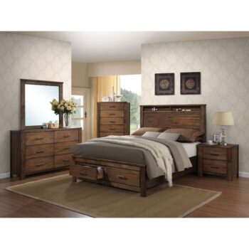 Oak Merrilee Bed by ACME