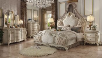 Pearl Fabric Picardy Bed by ACME
