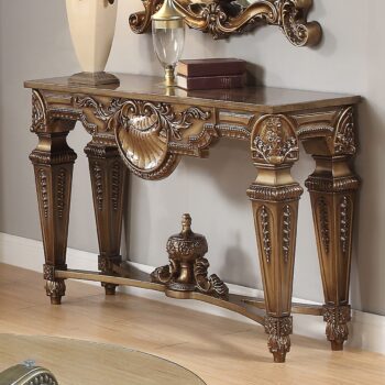 Bronze Victorian Console Table HD-8908B By Homey Design