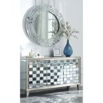 Silver 5 PCs Eastern King Bed HD-1090 By Homey Design 21