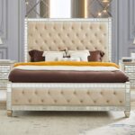 Silver 5 PCs Eastern King Bed HD-1090 By Homey Design 18