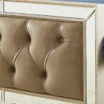 Champagne Silver Gold 5 PCs Bedroom Set HD-6000 By Homey Design Homey Design Special Orders Mobilia Cleopatra 19 Champagne Silver Gold 5 PCs Bedroom Set HD-6000 By Homey Design 19