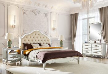 Creme 5 PCs Bedroom Set HD-2800 By Homey Design