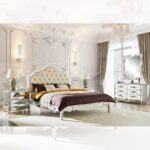 Creme 5 PCs Bedroom Set HD-2800 By Homey Design 23
