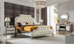 Dark Silver Grey 5 PCs Bedroom Set HD-3590 By Homey Design Homey Design Special Orders Mobilia Cleopatra 19 Dark Silver Grey 5 PCs Bedroom Set HD-3590 By Homey Design 19