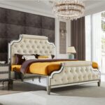 Dark Silver Grey 5 PCs Bedroom Set HD-3590 By Homey Design Homey Design Special Orders Mobilia Cleopatra 20 Dark Silver Grey 5 PCs Bedroom Set HD-3590 By Homey Design 20