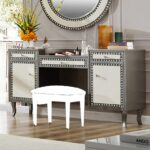 Dark Silver Grey 5 PCs Bedroom Set HD-3590 By Homey Design Homey Design Special Orders Mobilia Cleopatra 22 Dark Silver Grey 5 PCs Bedroom Set HD-3590 By Homey Design 22