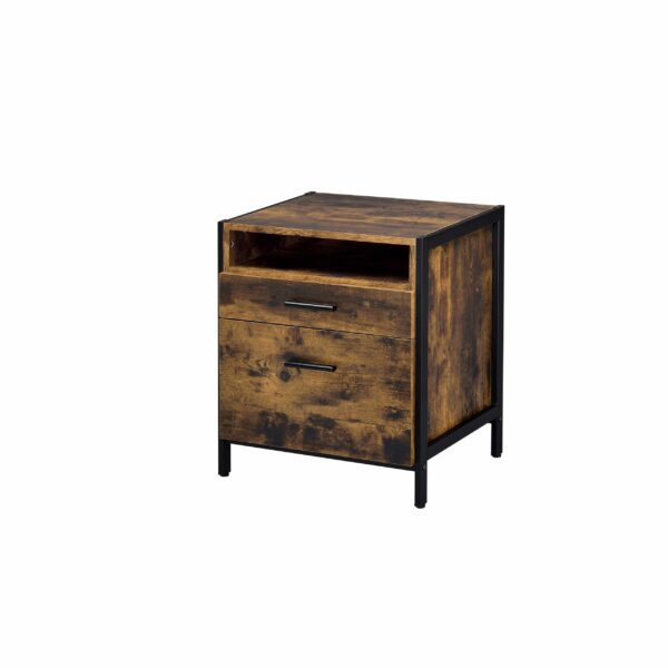 Rustic Oak Juvanth Nightstand 24263 by ACME 12