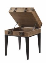 Rustic Oak Kolin Accent Table 97138 by ACME 20