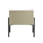 White Leather Metis Nightstand W/USB & Electric Lock BD00557 by ACME 20