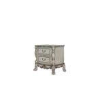 Vintage Bone White Finish Dresden Nightstand 28173 by ACME Luxury Bedroom Furniture Mobilia Cleopatra 23 Vintage Bone White Finish Dresden Nightstand 28173 by ACME 23