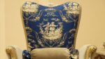 Handmade 5Pcs- Napoleon Blue Sofa Set 44