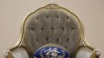 Handmade 5Pcs- Napoleon Blue Sofa Set 46