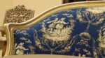 Handmade 5Pcs- Napoleon Blue Sofa Set 36
