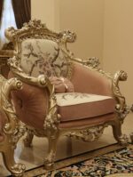 Handmade Zayn Peach Chair 8