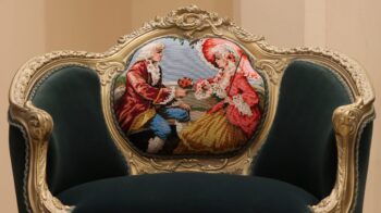 Handmade Victorian Green Chair