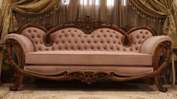 Handmade Hazel Peach Sofa
