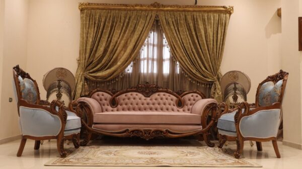 Handmade Hazel Blue Chair - Image 5