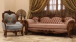 Handmade Hazel Peach Sofa 13