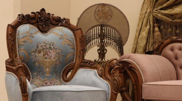 Handmade Hazel Blue Chair - Image 3