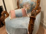 Handmade Hazel Blue Chair 16