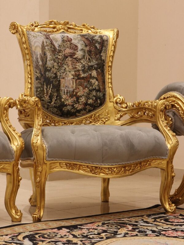 Handmade 5Pcs- Revolution Gray Sofa Set - Image 18