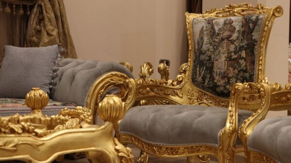 Handmade 5Pcs- Revolution Gray Sofa Set - Image 13