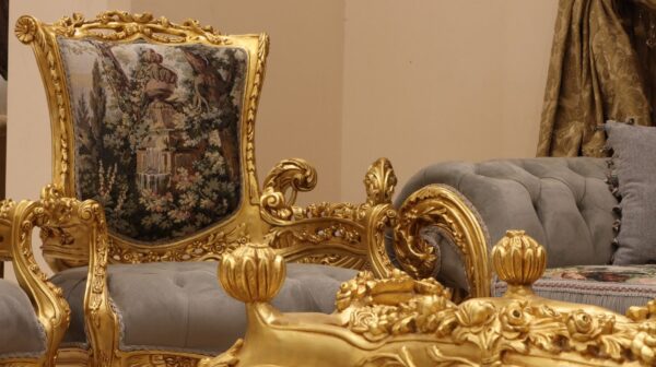 Handmade 5Pcs- Revolution Gray Sofa Set - Image 12