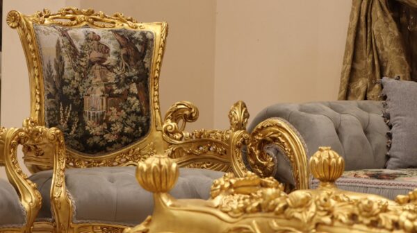 Handmade 5Pcs- Revolution Gray Sofa Set - Image 2