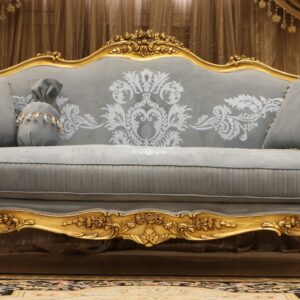 Handmade Classic Sky Blue Sofa