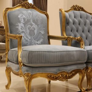 Handmade Classic Sky Blue Chair