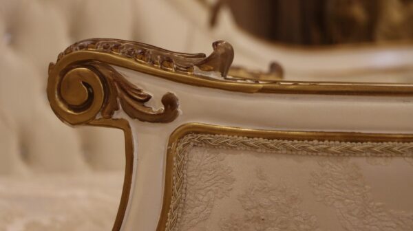 Handmade Lion White Sofa - Image 5