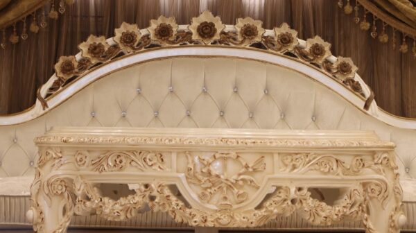 Handmade Lion White Sofa - Image 7