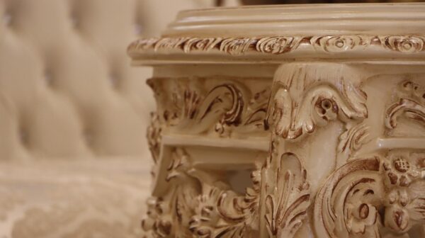 Handmade 3Pcs- Lion White Sofa Set - Image 21