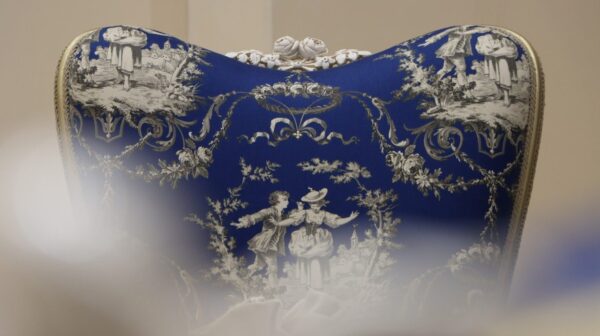 Handmade 5Pcs- Napoleon Blue Sofa Set - Image 11