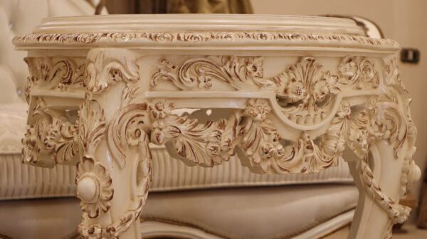 Handmade 3Pcs- Lion White Sofa Set - Image 19